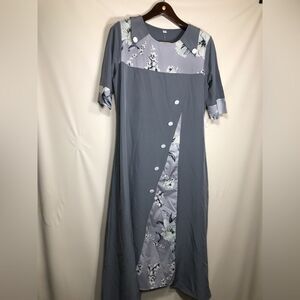 Just Fashion Now Dress Womens Size XL Grey Short Sleeve